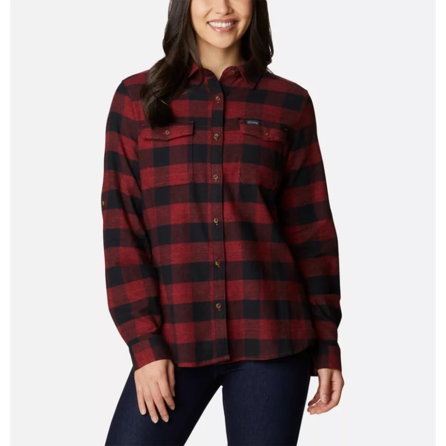 レッド リリー ツイル コロンビア レディース パイン ストリート ストレッチ フランネル