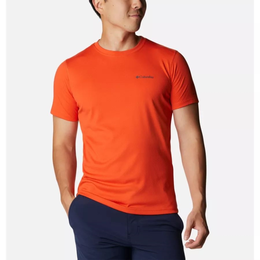 レッド クオーツ コロンビア メンズ ゼロ ルールズ テクニカル Tシャツ