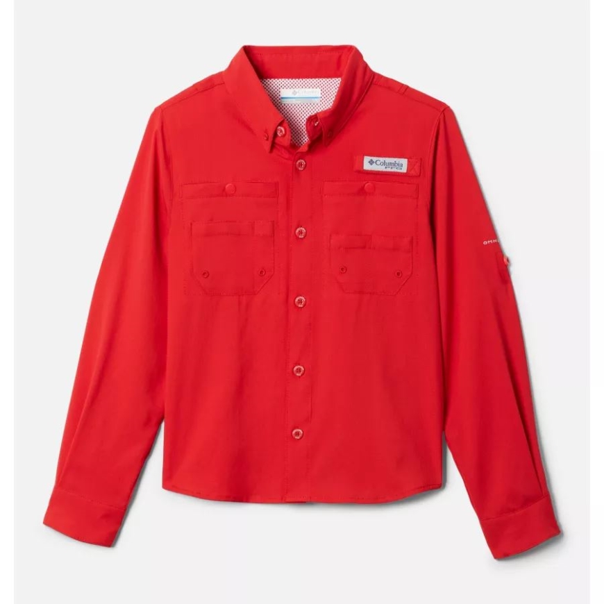レッド スパーク コロンビア ボーイズ Pfg タミアミ ロング スリーブ シャツ
