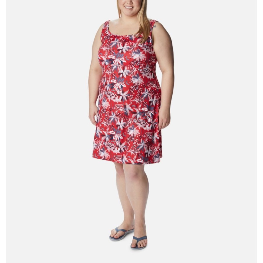 レッド スパーク 花火 フィッシン コロンビア レディース Pfg フリーザー Iii ドレス プラスサイズ