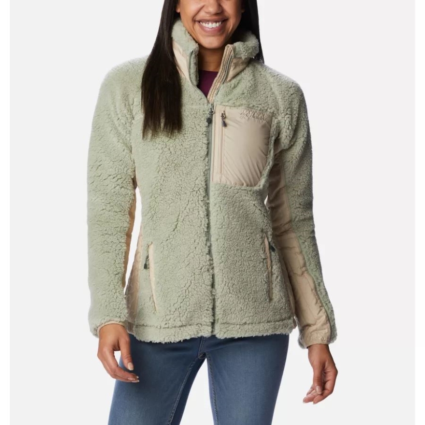 サファリ/古代化石コロンビア女性のアーチャー リッジ Ii シェルパ ジャケット