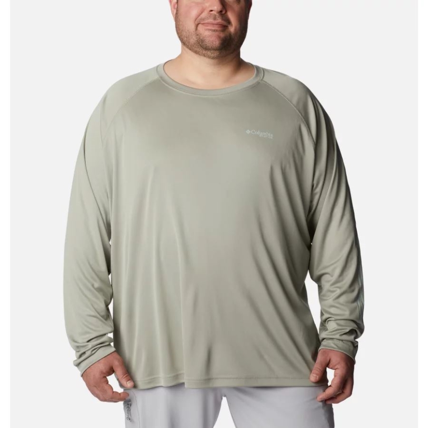 Safari/cool Green Logo メンズ Pfg ターミナルタックル 長袖シャツ ビッグコロンビア