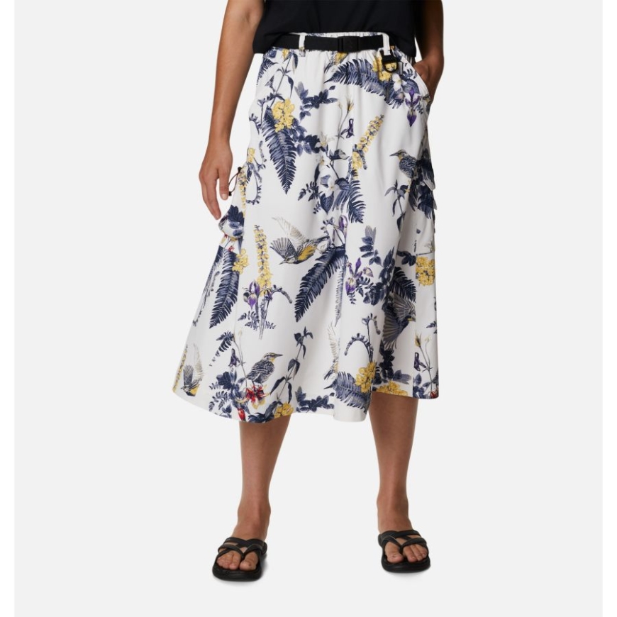 シー ソルト/ワイルドライフ ガイド プリント コロンビア レディース フィールド クリーク ユーティリティ スカート