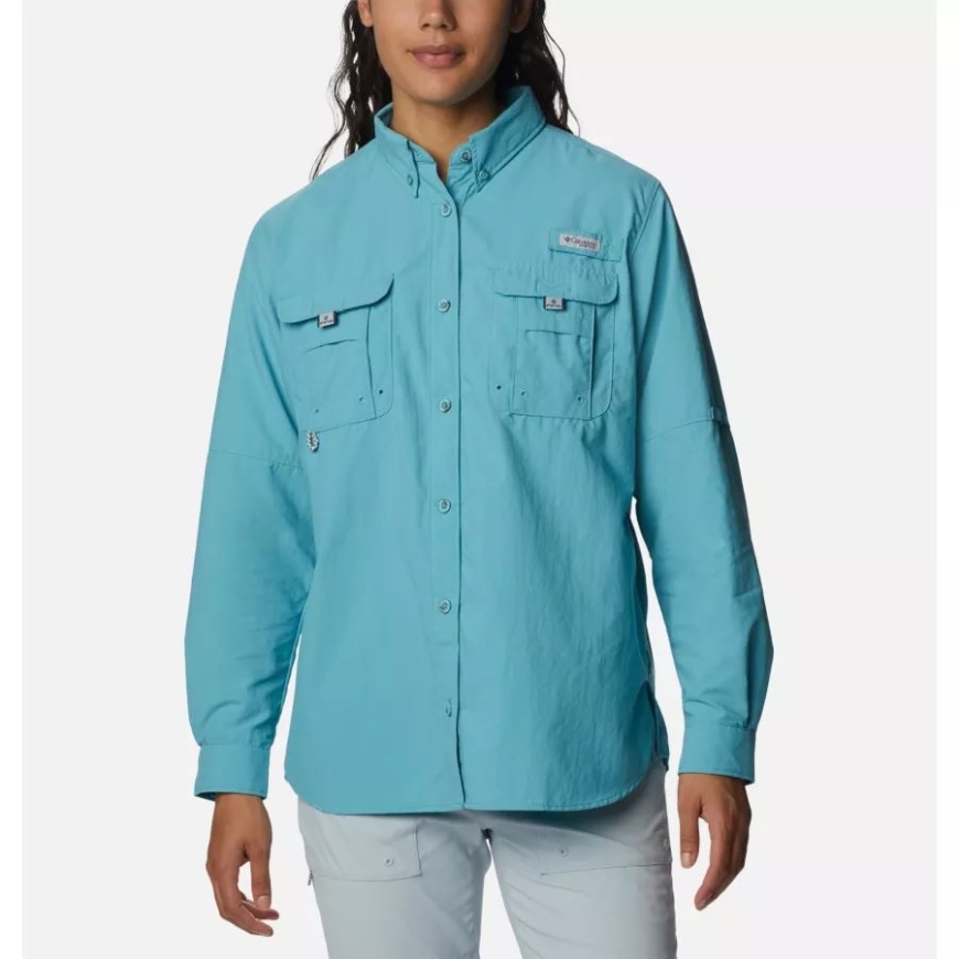 シー ウェーブ コロンビア レディース Pfg バハマ ロング スリーブ シャツ