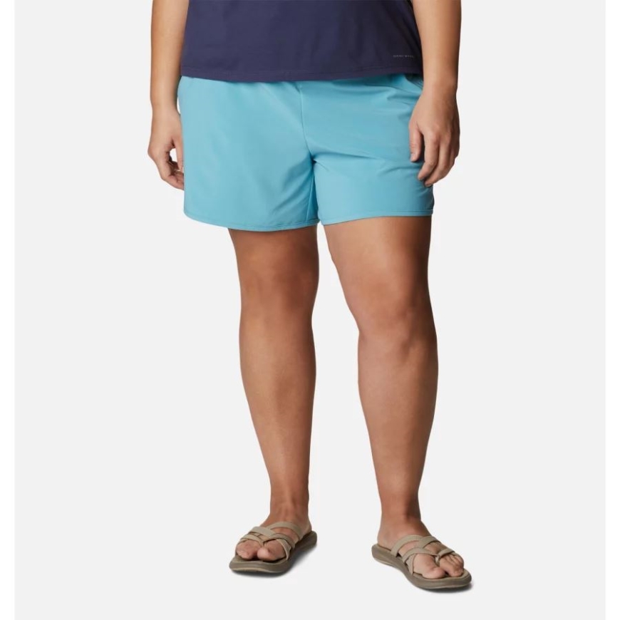 シー ウェーブ コロンビア レディース プレザント クリーク ストレッチ ショーツ プラスサイズ