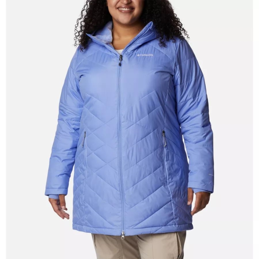 セレニティ コロンビア レディース ヘブンリー ロング フード付きジャケット プラスサイズ