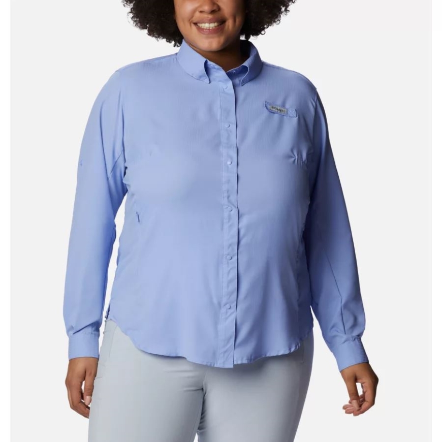 セレニティ コロンビア レディース Pfg タミアミ Ii 長袖シャツ プラスサイズ