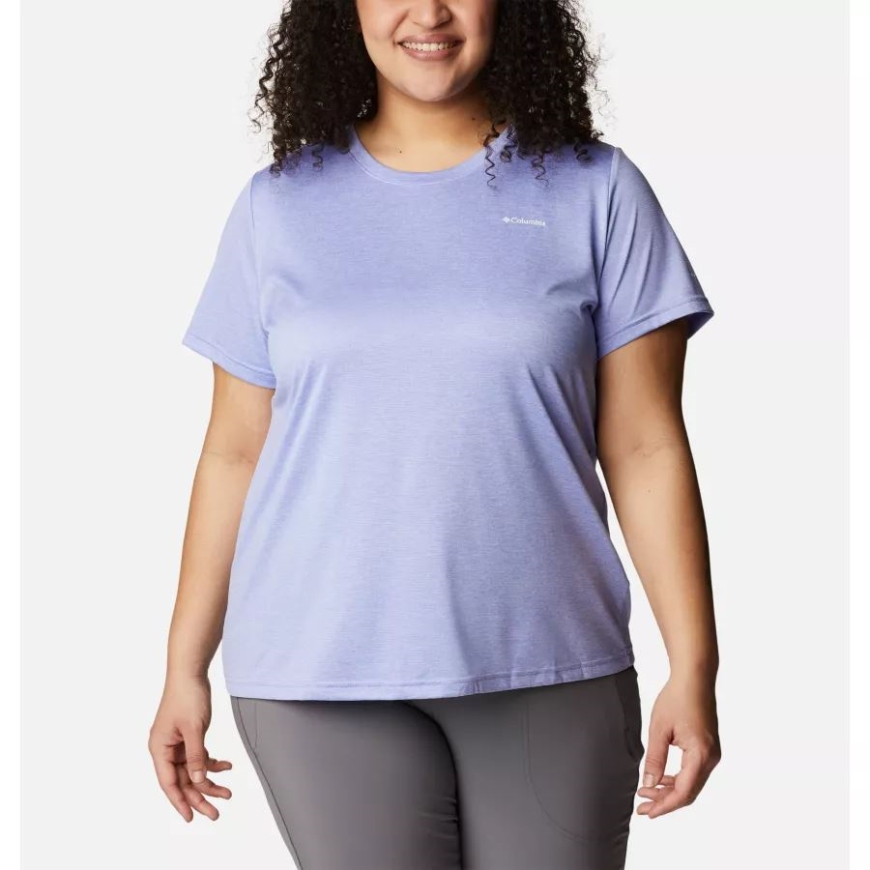 セレニティ ヘザー コロンビア レディース コロンビア ハイク 半袖クルー シャツ プラスサイズ