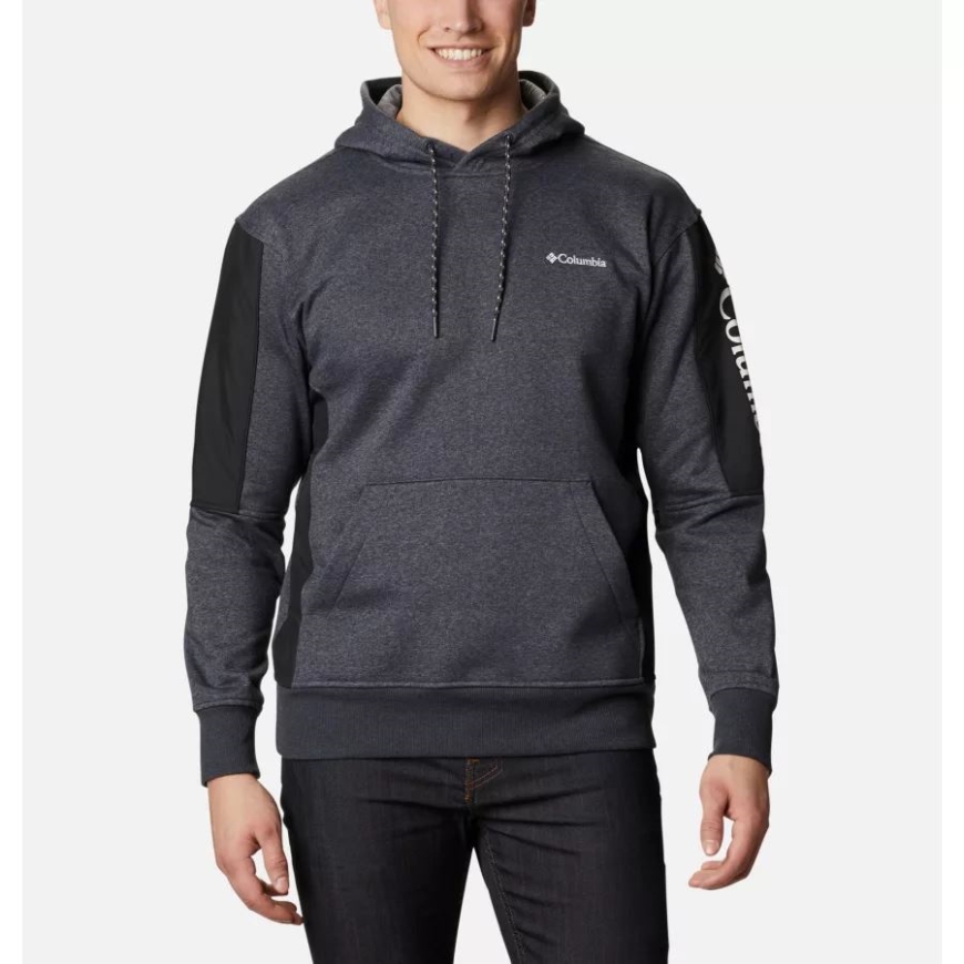 シャーク ヘザー/ブラック コロンビア メンズ ミナム リバー パーカー