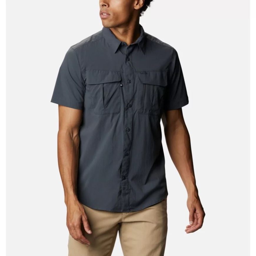 シャーク メンズ ニュートン リッジ 半袖シャツ コロンビア