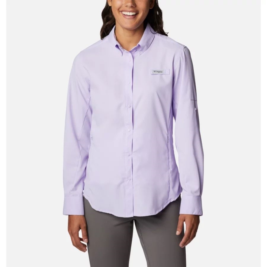 ソフト バイオレット レディース Pfg タミアミ Ii 長袖シャツ コロンビア