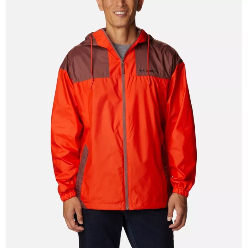 スパイシー/ライトレーズン コロンビア メンズ フラッシュ チャレンジャー ウインドブレーカー ジャケット