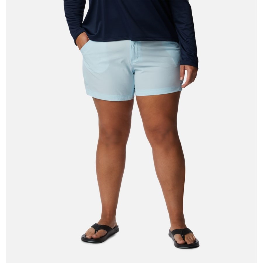 スプリング ブルー コロンビア レディース Pfg コーラル ポイント Iii ショーツ プラス サイズ