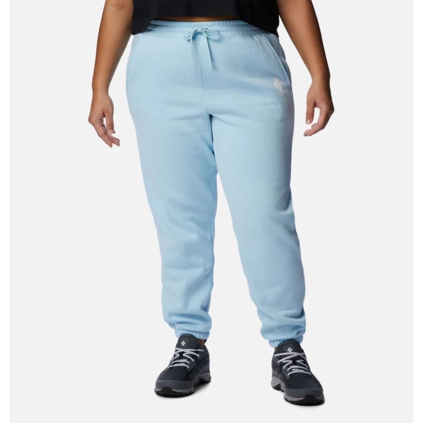 スプリング ブルー/ホワイト Csc スタック ロゴ レディース コロンビア トレック ジョガー プラスサイズ コロンビア