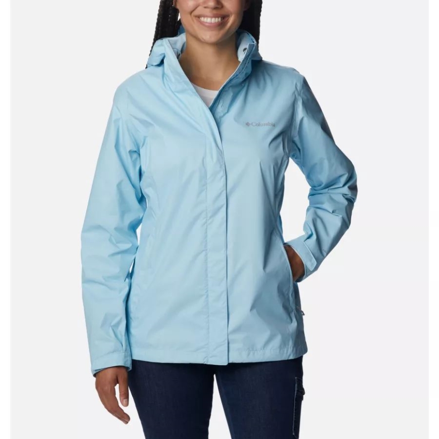 スプリング ブルー レディース アルカディア II レイン ジャケット コロンビア