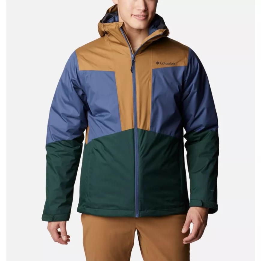 スプルース/デルタ/ダーク マウンテン メンズ ワロワ パーク ウォータープルーフ 3-in-1 インターチェンジ ジャケット コロンビア