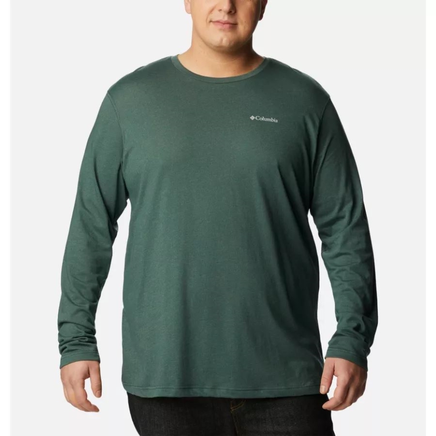 スプルース ヘザー コロンビア メンズ シスルタウン ヒルズ ロング スリーブ クルー シャツ ビッグ