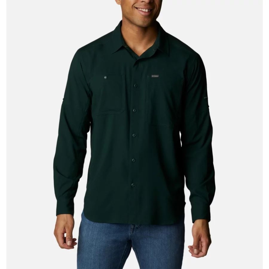 スプルース メンズ シルバーリッジ ユーティリティ ライト ロング スリーブ シャツ コロンビア