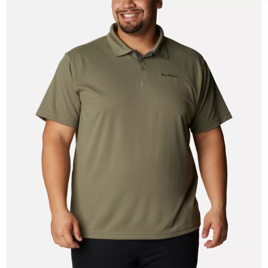 ストーン グリーン コロンビア メンズ ユーバー ポロシャツ ビッグ