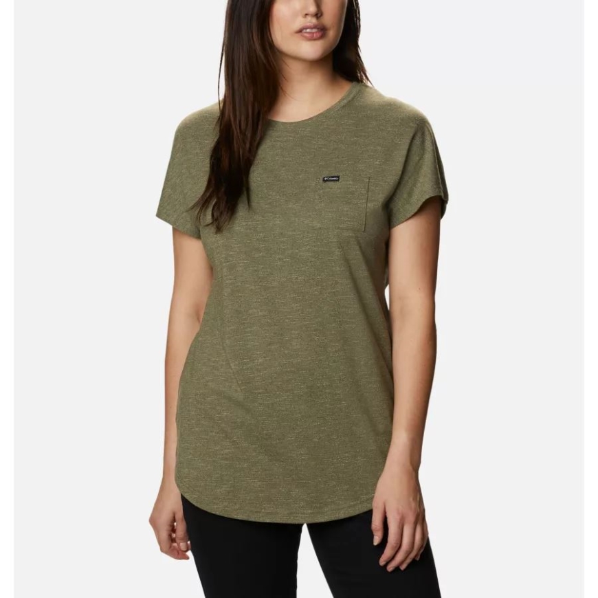 ストーン グリーン コロンビア レディース ケード ケープ Tシャツ