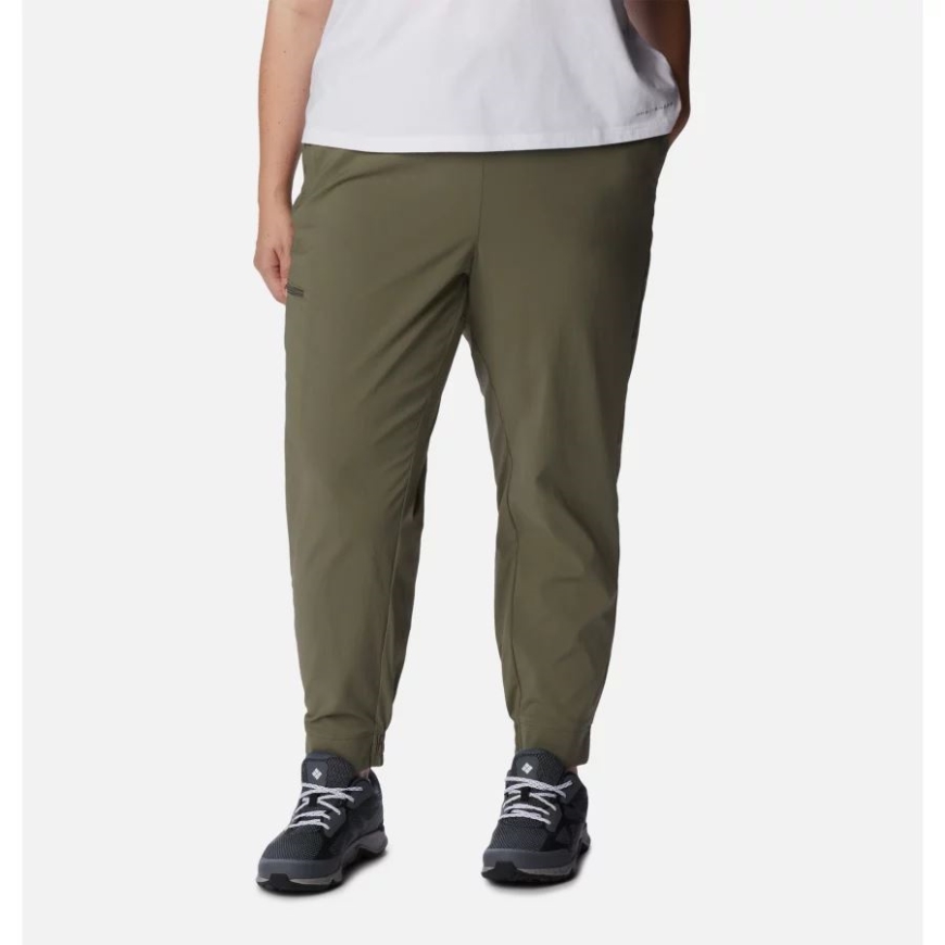 ストーン グリーン コロンビア レディース オン ザ ゴー ジョガー プラスサイズ