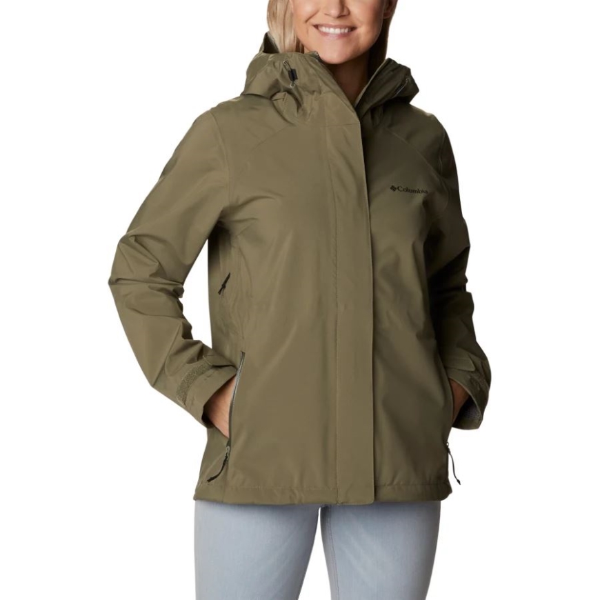 ストーン グリーン レディース アース エクスプローラー シェル ジャケット コロンビア