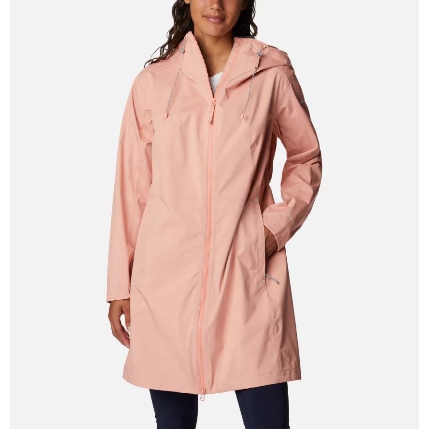 サマー ピーチ コロンビア レディース ウィークエンド アドベンチャー ロング シェル ジャケット