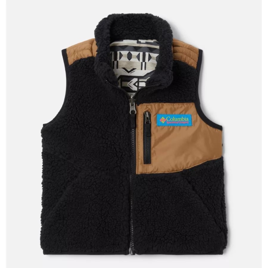 幼児用アーチャー リッジ リバーシブル ベスト ブラック/デルタ コロンビア