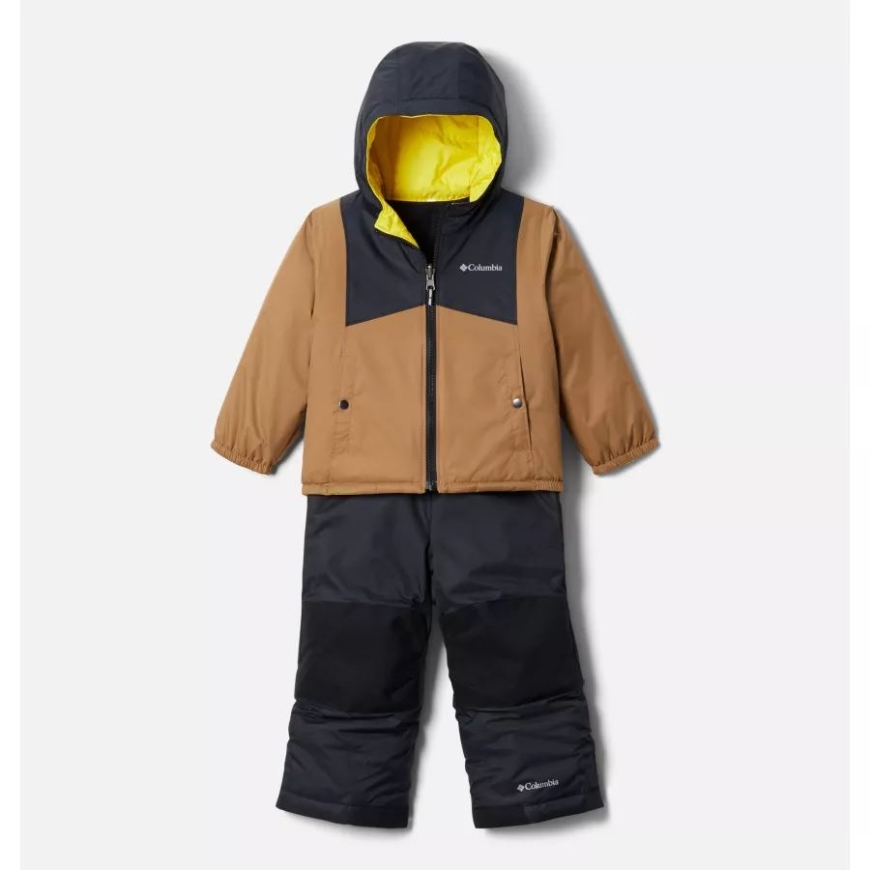 幼児用ダブル フレーク スノー セット デルタ/ブラック コロンビア