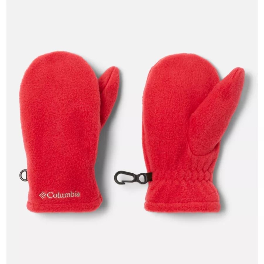 幼児の高速トレッキング フリース ミトン マウンテン レッド コロンビア