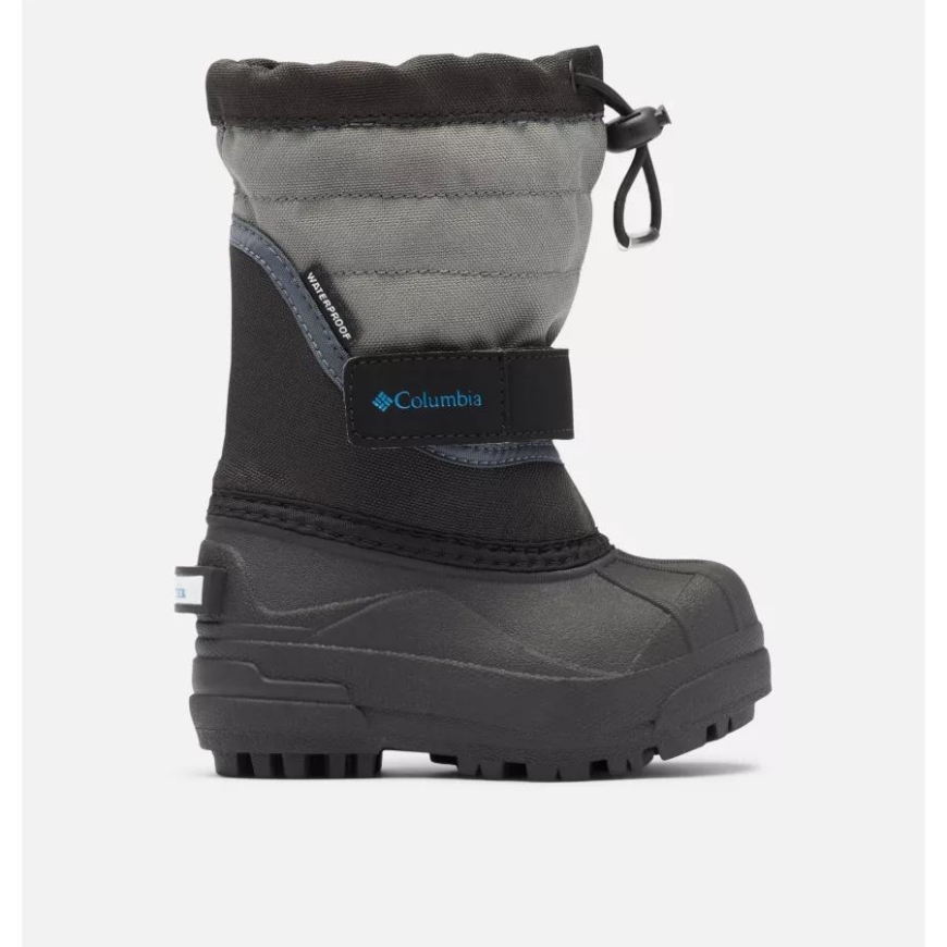 幼児用パウダーバグ プラス II スノー ブーツ コロンビア ブラック/ハイパー ブルー