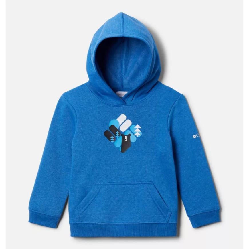 幼児用テイバー ハイツ グラフィック パーカー ブライト インディゴ ヘザー コロンビア