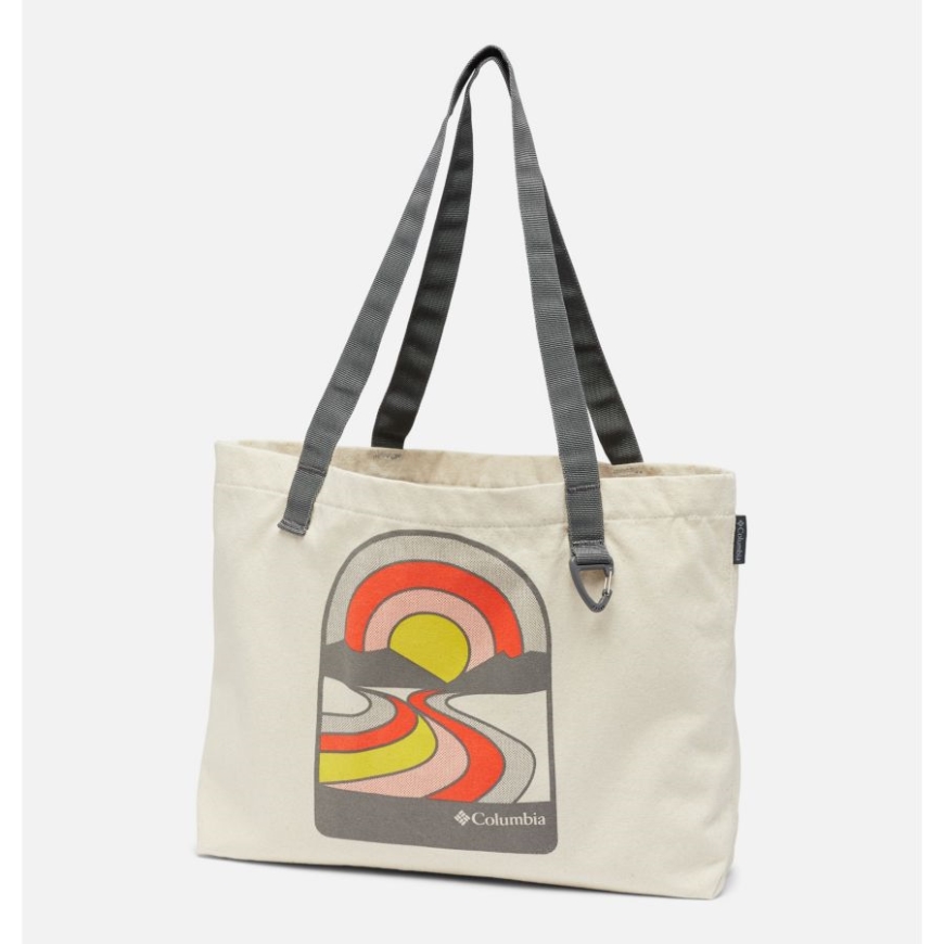 染色されていないキャンバス/サン トレック トレイルズ II ユニセックス キャンプ ヘンリー トートバッグ コロンビア