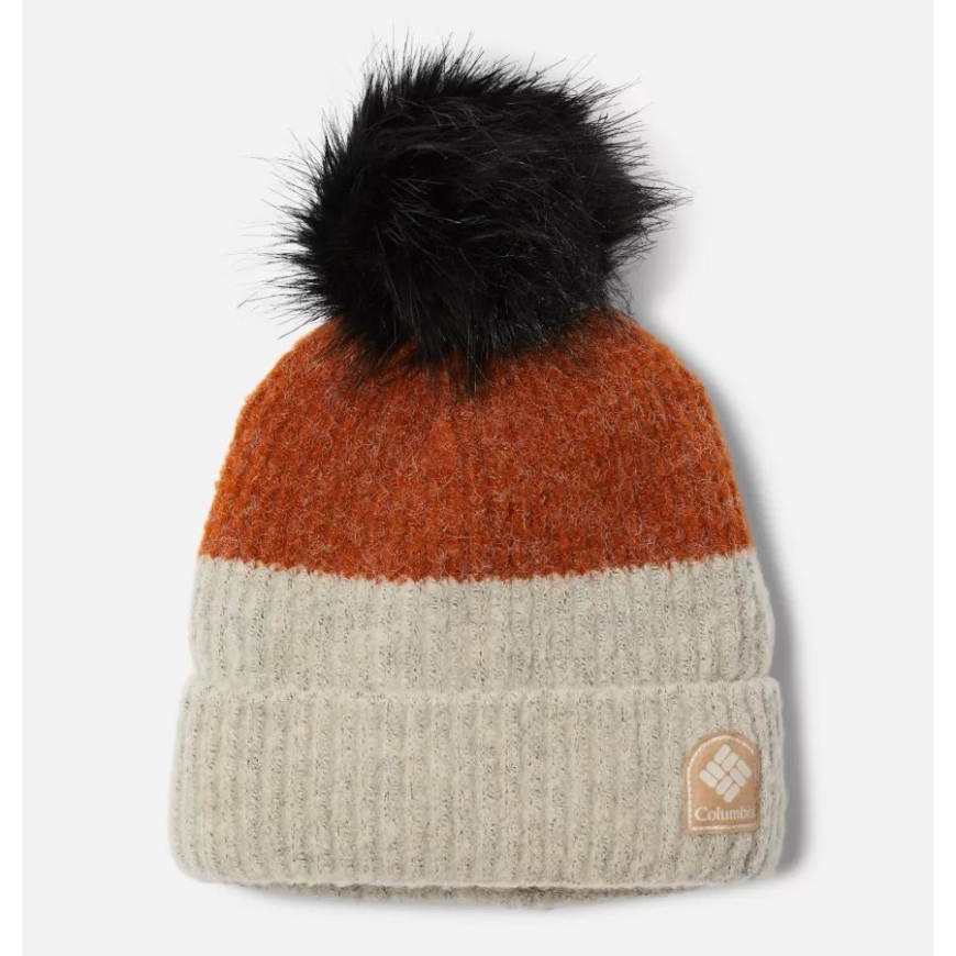 ユニセックス ウィンター ブラー ポンポン ビーニー ウォーム コッパー/チョーク コロンビア