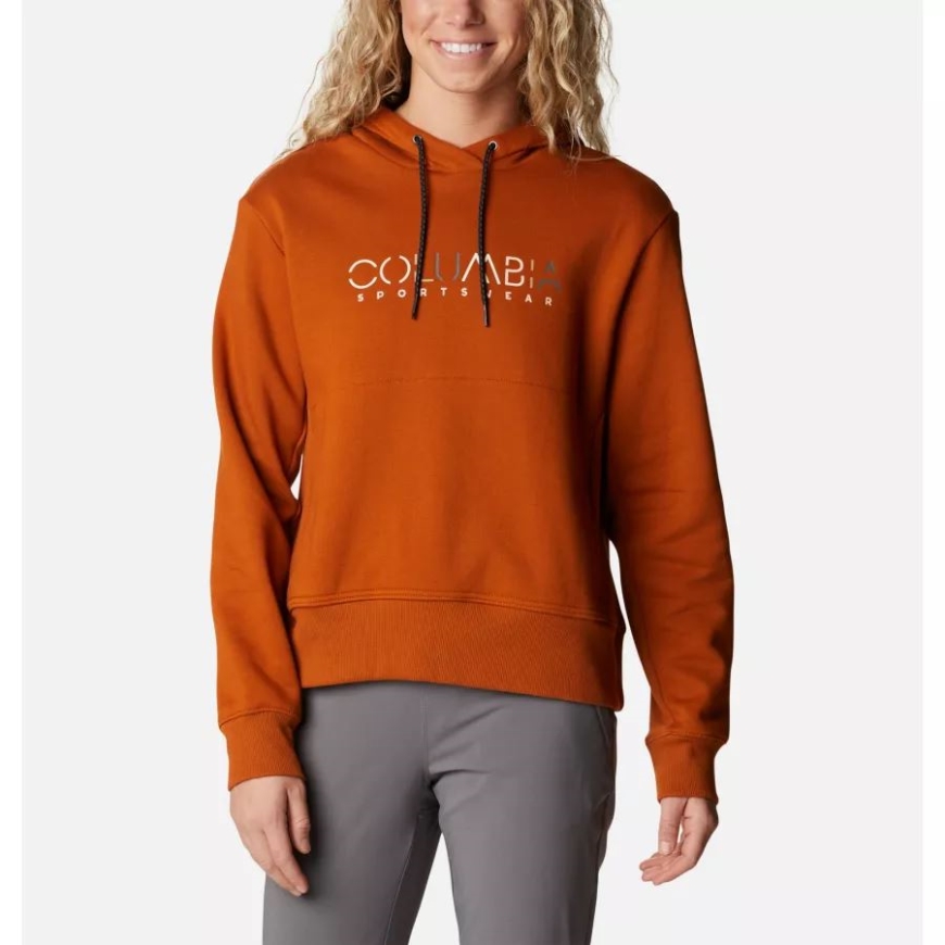 暖かい銅/コロンビア ステンシル レディース コロンビア ロッジ パーカー コロンビア