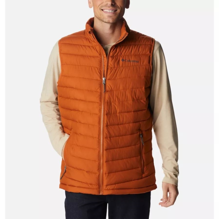 暖かい銅メンズ スロープ エッジ ベスト コロンビア