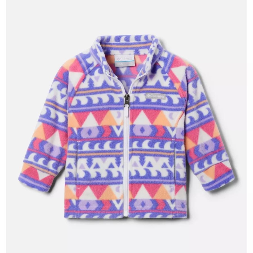 ホワイト キャンプ ブランケット コロンビア ガールズ インファント ベントン スプリング II プリント フリース ジャケット