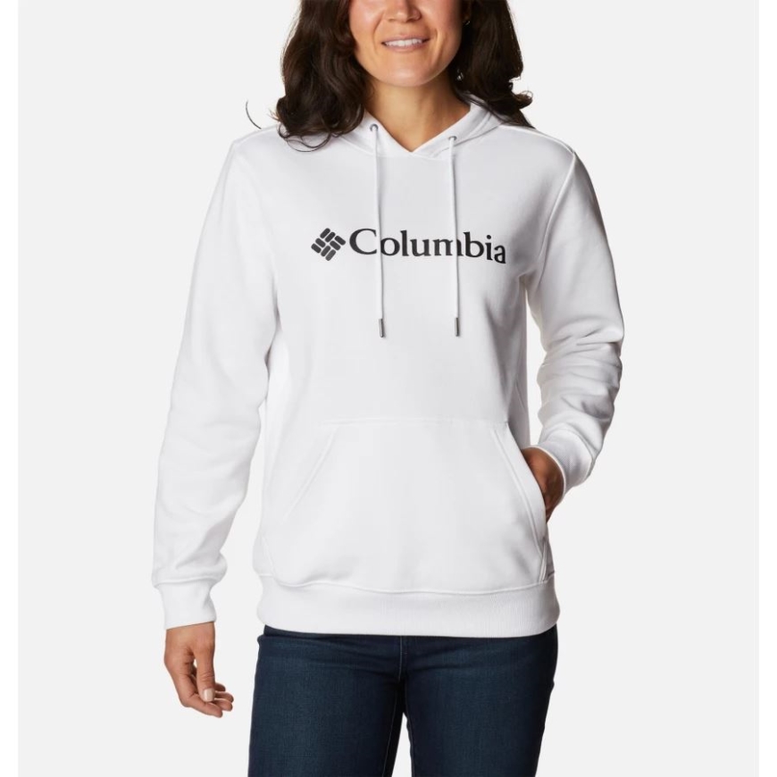 ホワイト レディース コロンビア ロゴ パーカー コロンビア