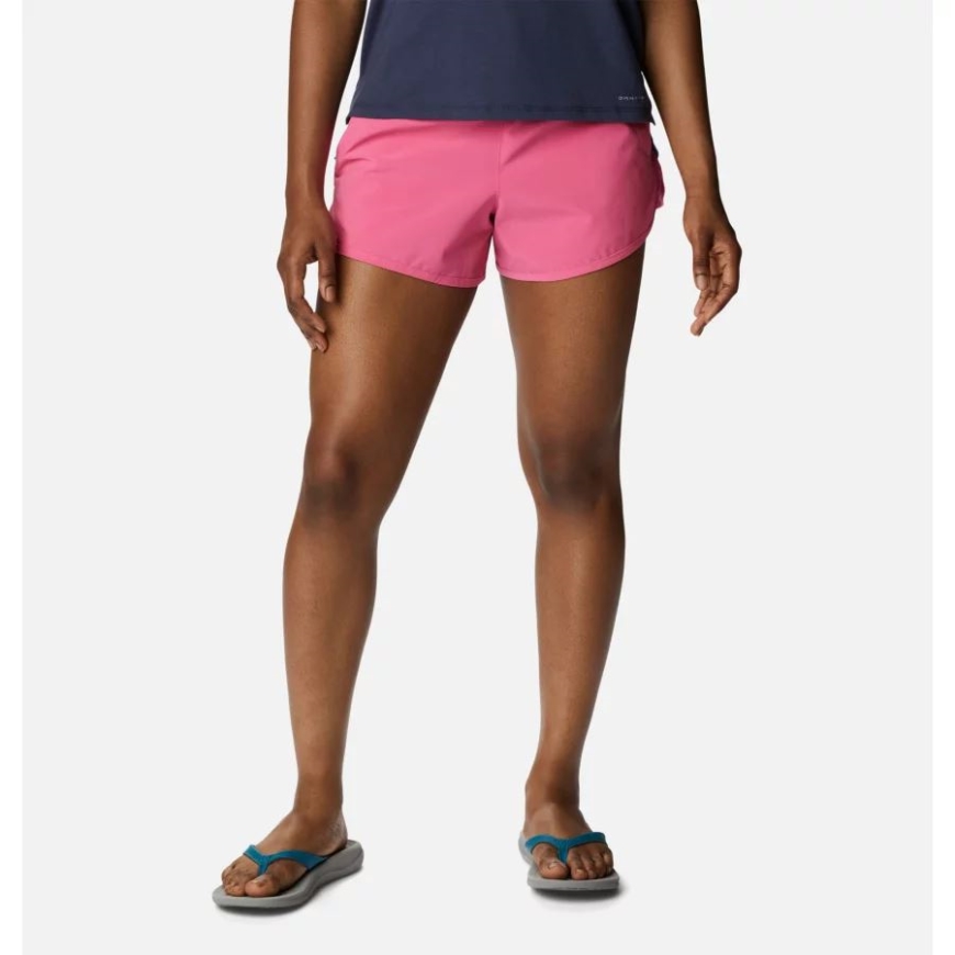 ワイルド ゼラニウム コロンビア レディース ボガタ ベイ ストレッチ ショーツ