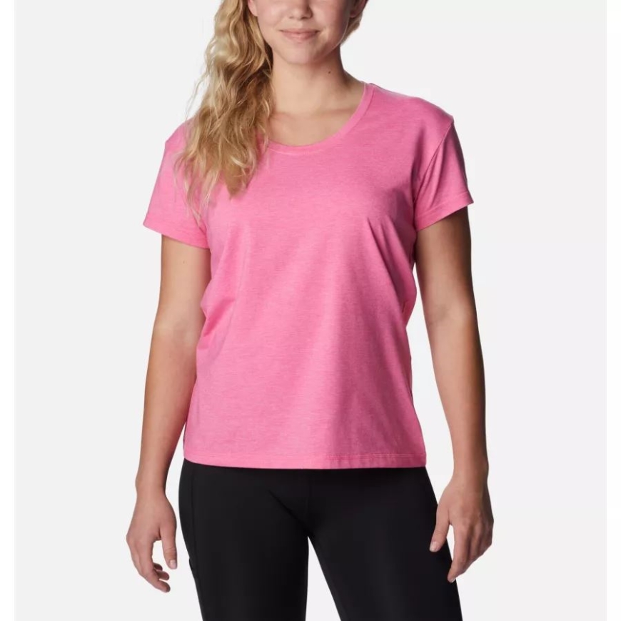 ワイルド ゼラニウム ヘザー レディース サン トレック Tシャツ コロンビア