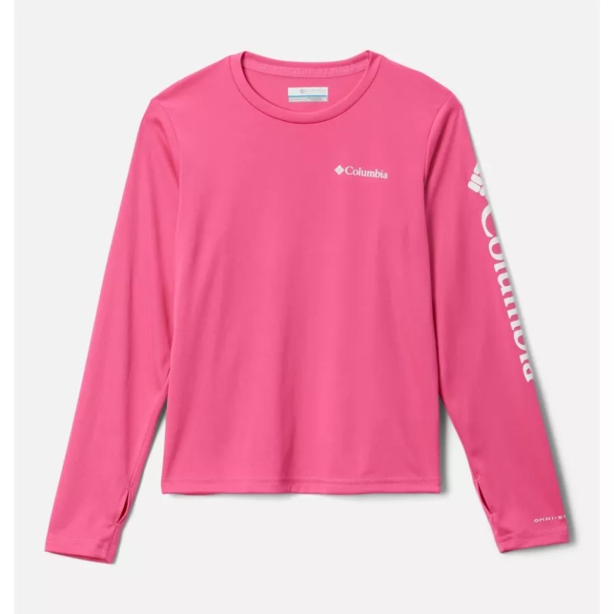 ワイルド ゼラニウム キッズ フォーク ストリーム ロング スリーブ シャツ コロンビア