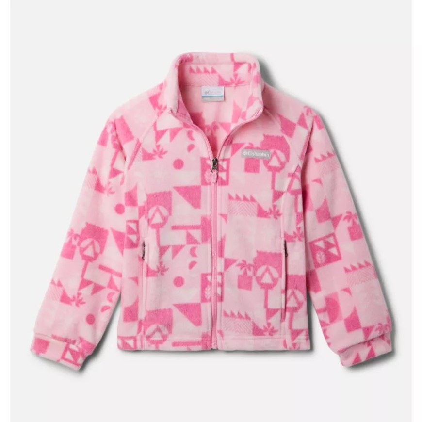 ワイルド ローズ クエスト ガールズ ベントン スプリングス II プリント フリース ジャケット コロンビア ブランド
