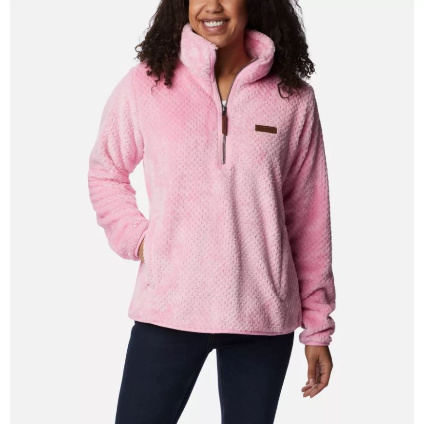 ワイルド ローズ レディース ファイヤー サイド クォーター ジップ シェルパ フリース コロンビア