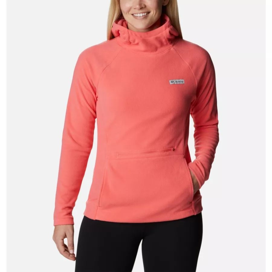 レディースアリピークフード付きフリースコロンビアブラッシュピンク