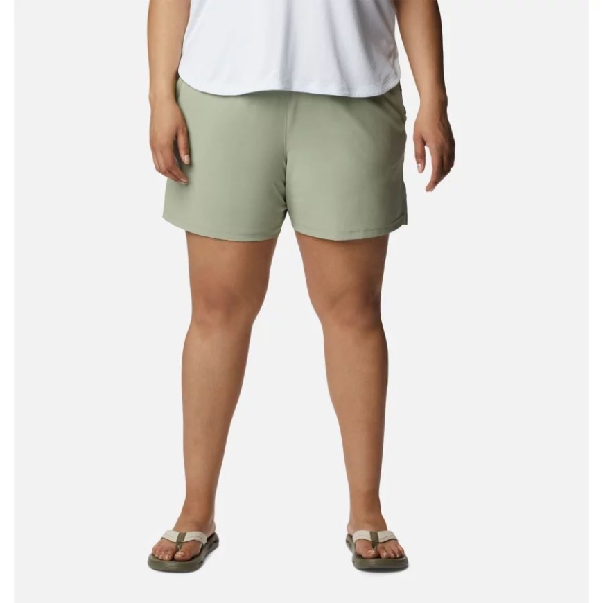 レディース アルパイン チル ゼロ ショーツ プラスサイズ コロンビア サファリ