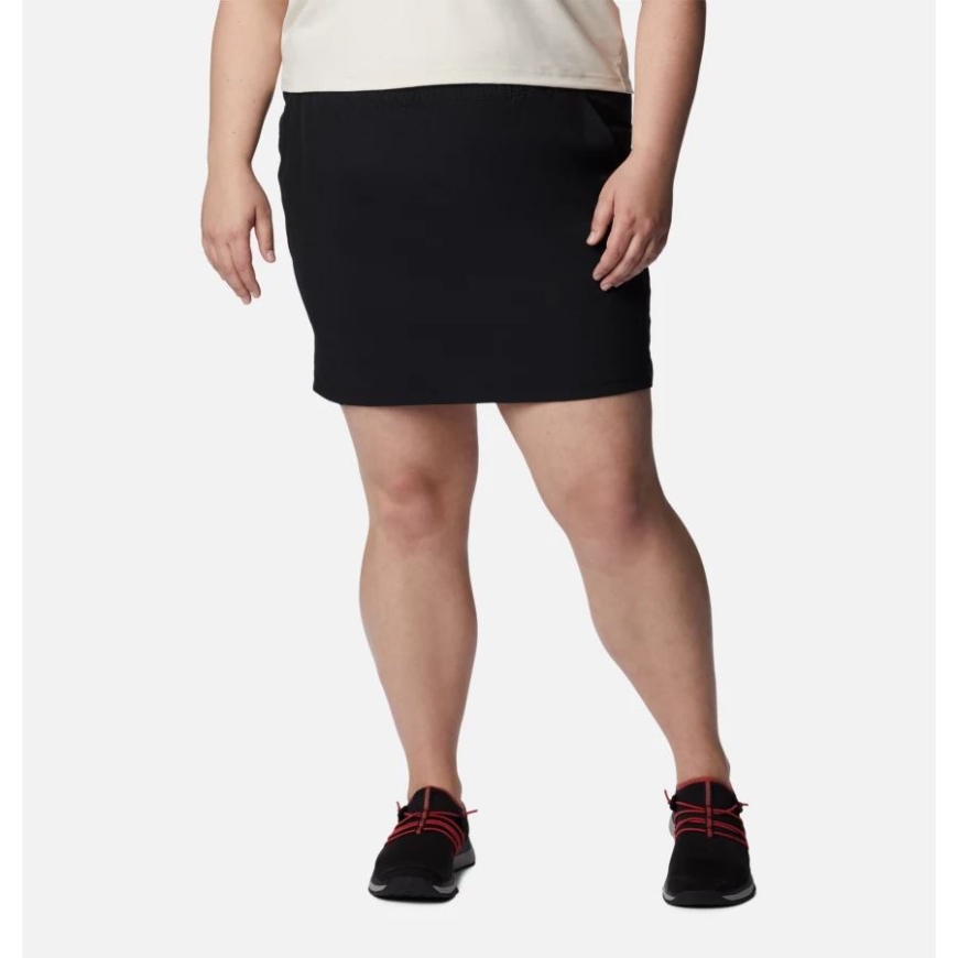 レディース アルパイン チル ゼロ スコート プラスサイズ コロンビア ブラック