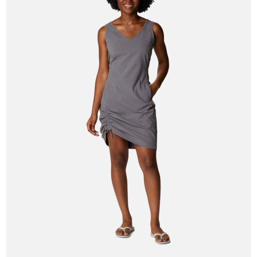 女性のいつでもカジュアルな Iii ドレス コロンビア シティ グレー