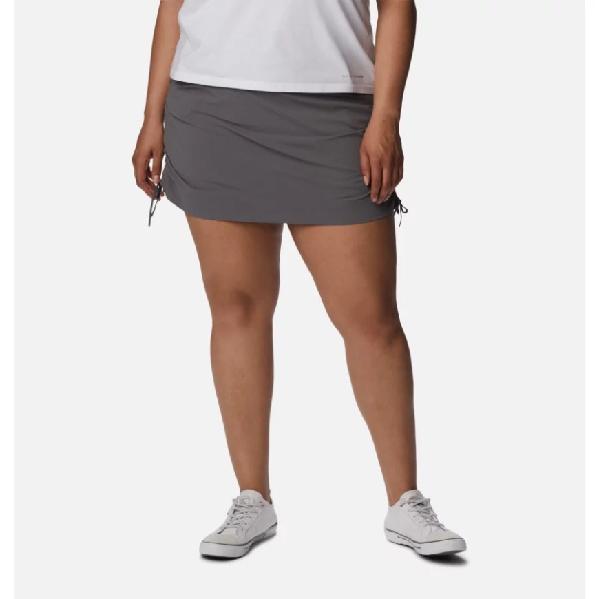レディース いつでもカジュアル スコート プラスサイズ コロンビア シティ グレー