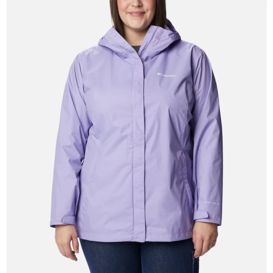 レディース アルカディア II ジャケット プラスサイズ コロンビア フロスト パープル