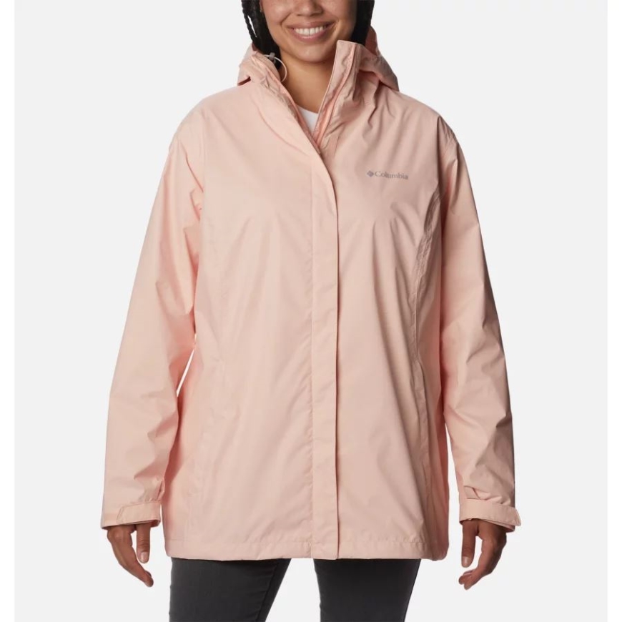 レディース アルカディア II ジャケット プラスサイズ コロンビア ピーチブロッサム